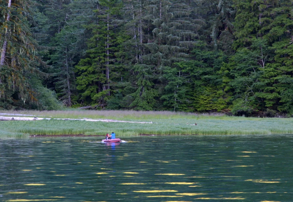 Exploring and sightseeing out on the Douglas channel