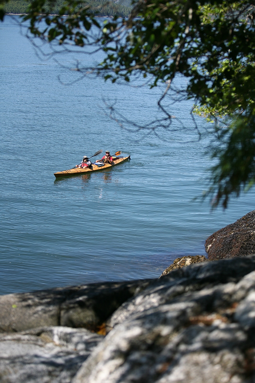 Kayak eco tour on Douglas Channel in Kitimat